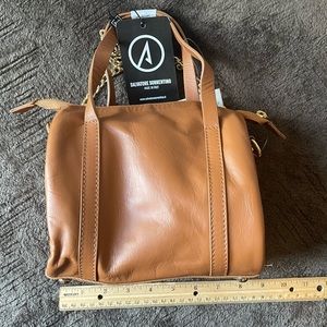 NWT Salvatore Sorrentino Leather Mini Dufflebag
